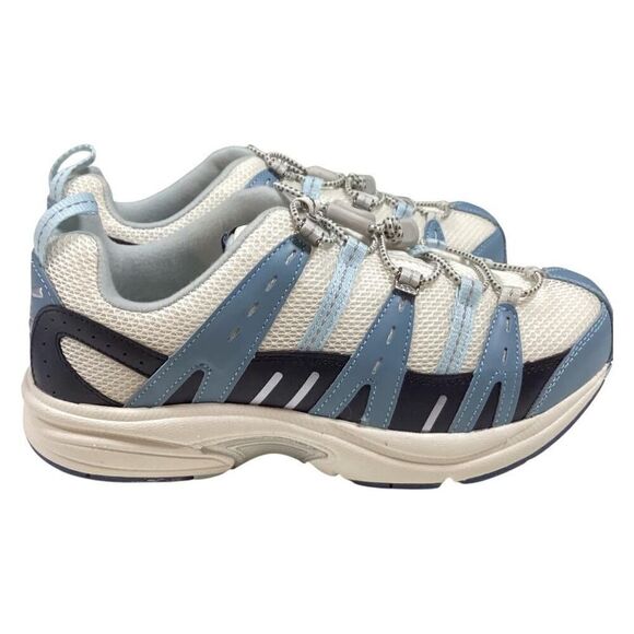 Dr Comfort Athletic Shoes Women 9W Blue White Refresh Therapeutic Sneaker NEW - Picture 3 of 12